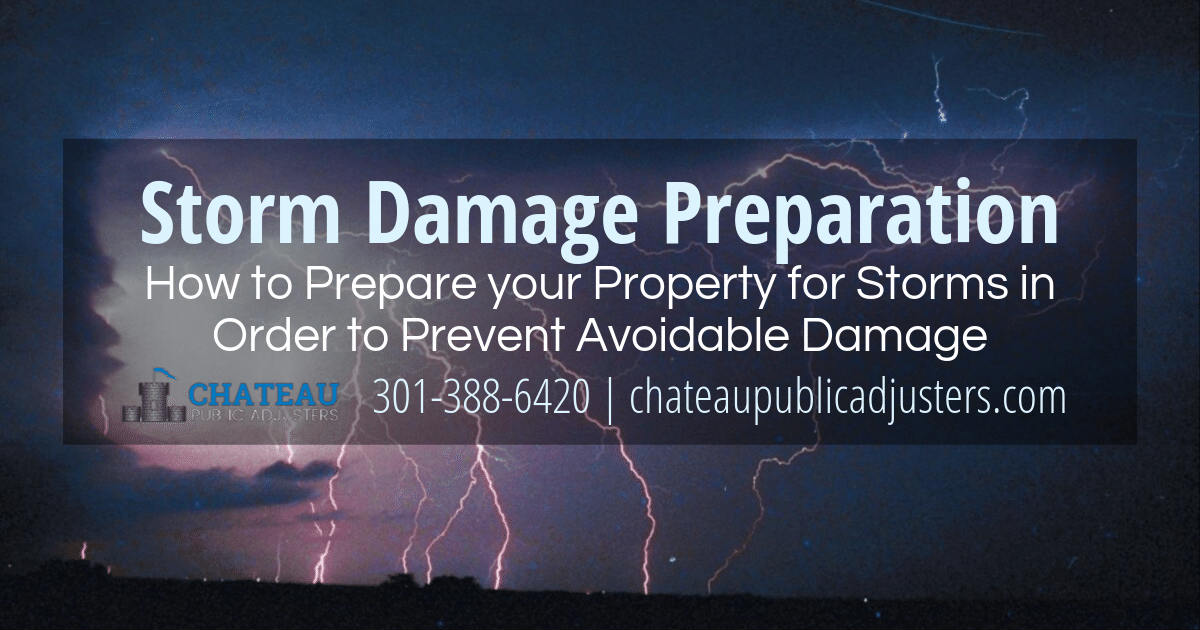 Storm Damage Preparation: Tips to Help Prevent Storm Damage to your Property